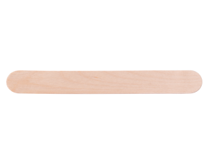 A wooden spatula.