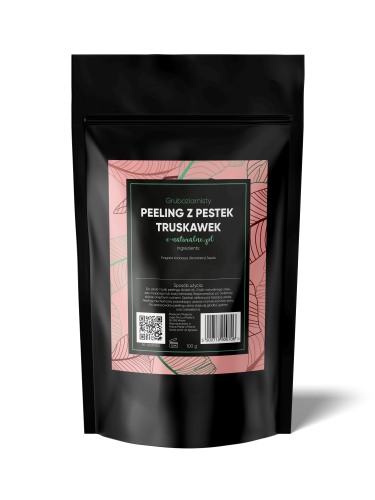 Gruboziarnisty peeling z pestek truskawek