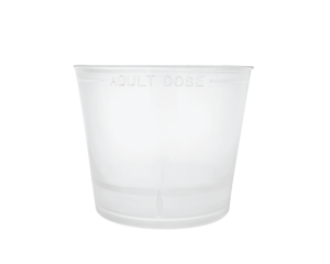 A measuring cup 15ml , calibration lines every 2, 5 ml