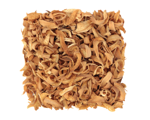 Suszone kwiaty pomarańczy