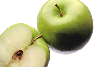 Olej z pestek jabłka nierafinowany, organiczny w butelce z ozdobną pipetą