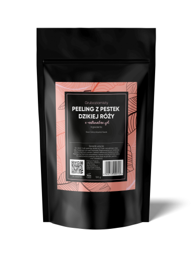 Gruboziarnisty peeling z pestek dzikiej róży