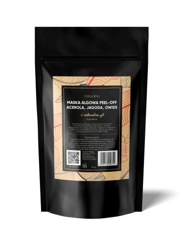 Maska algowa peel-off z acerolą, owsem i jagodą