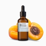 Das Aprikosenkernöl, nicht raffiniert 